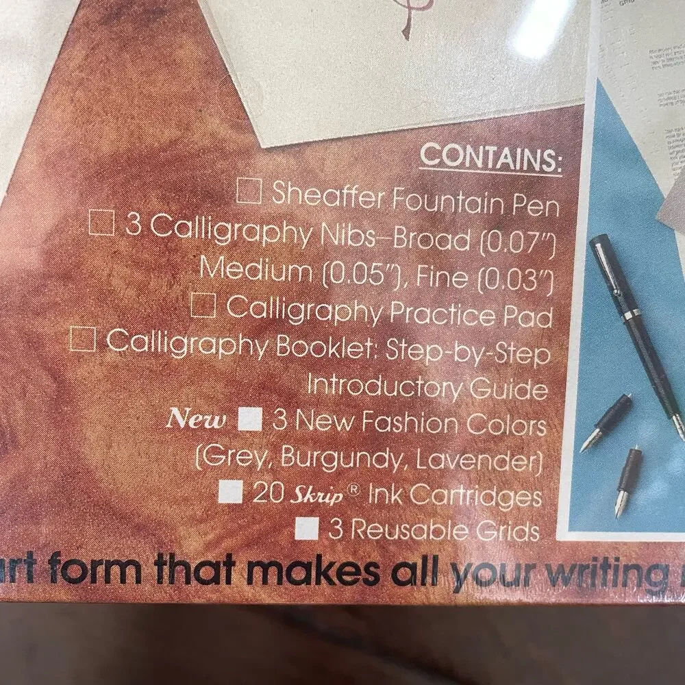 Scheaffer vintage calligraphy